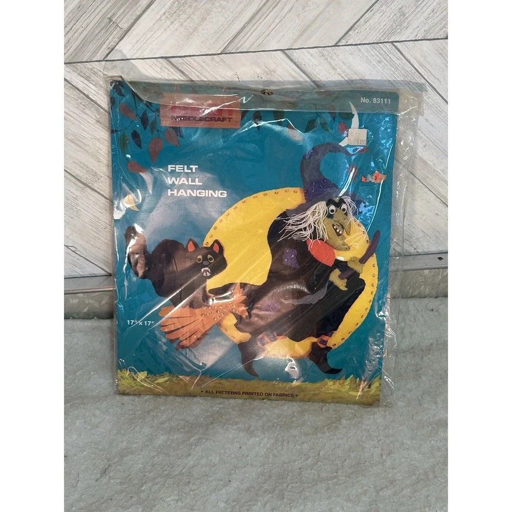 Vintage Halloween Witches Haunt Hanging Halloween Large Door Wall Decor